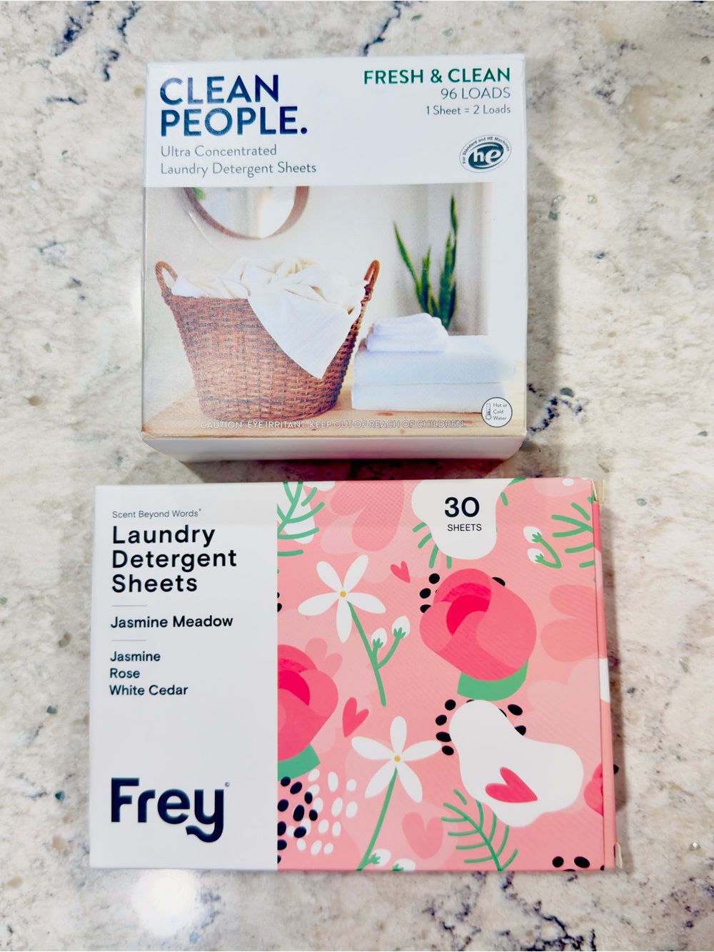 Clean People & Frey Laundry Detergent Sheets
